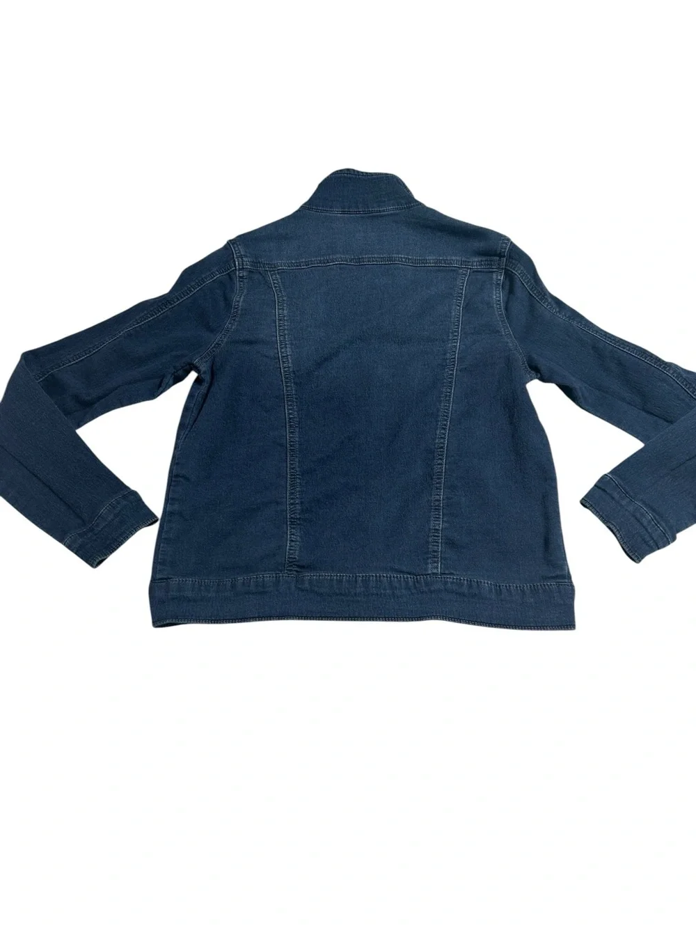 Buffalo David Bitton Stretch Denim Jacket Small Dark Wash Western Trucker